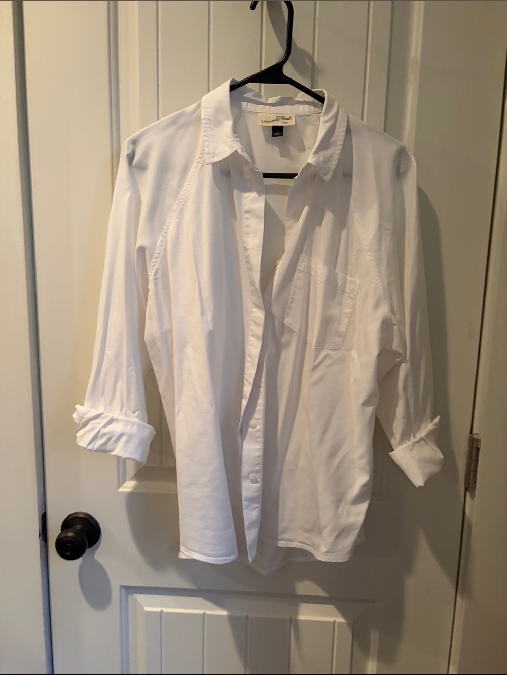 Classic White Button-Down Shirt
